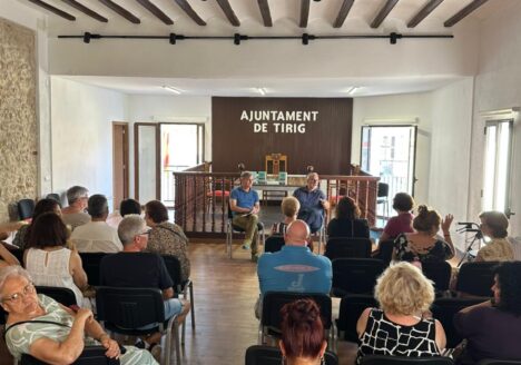 Xipell presenta la seua última obra a Tírig